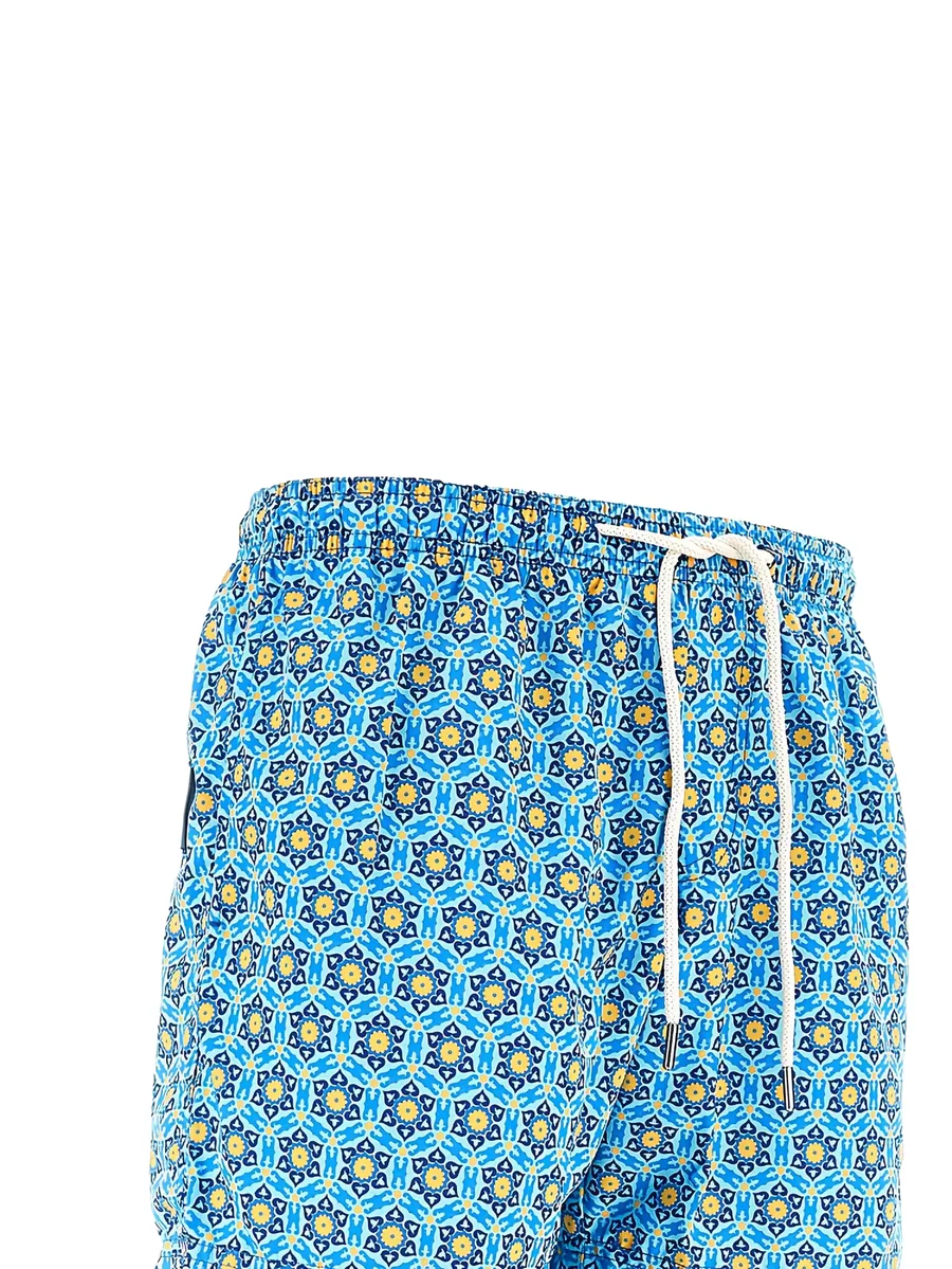 patterned swim shorts 3
