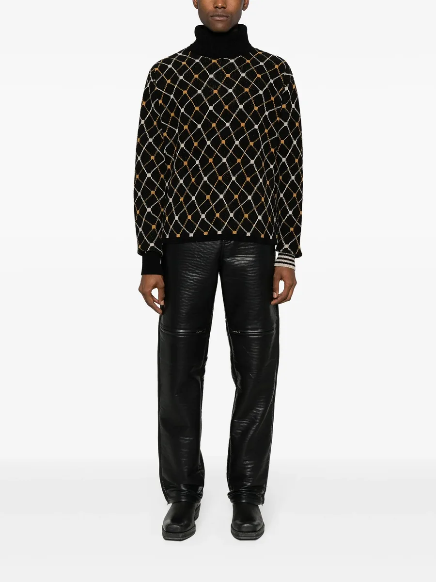 roll-neck jacquard jumper 3