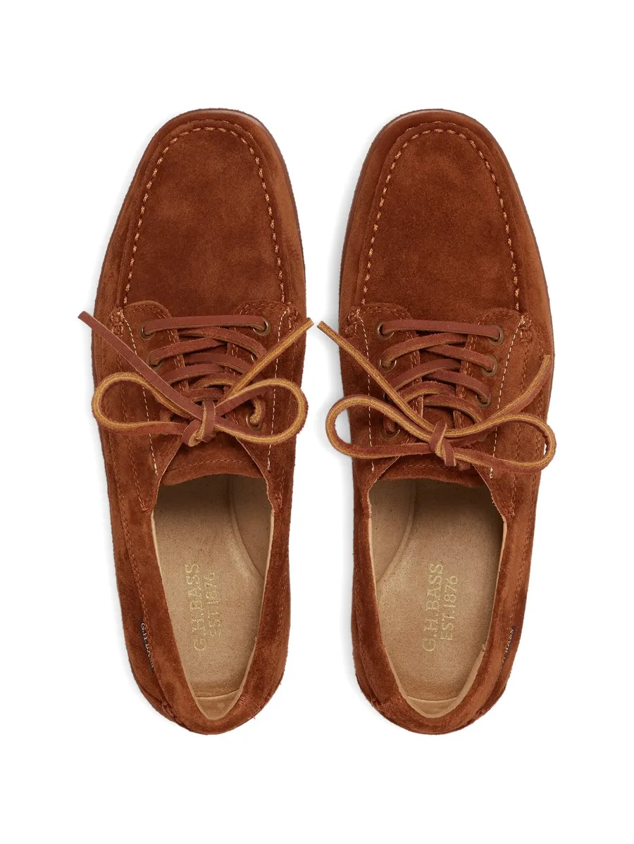 Wilton Driver 4-Eye lace-up boat shoes 7