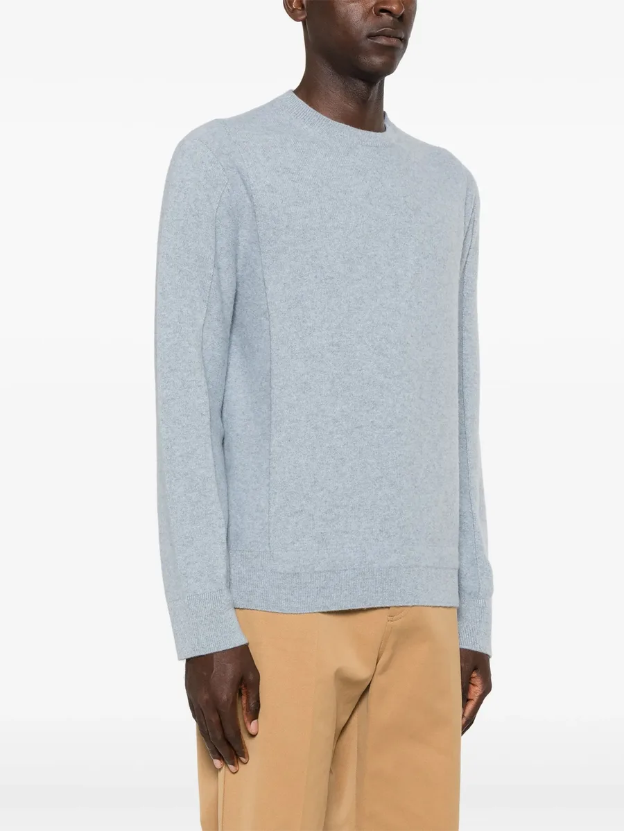 brushed fine-knit jumper 5
