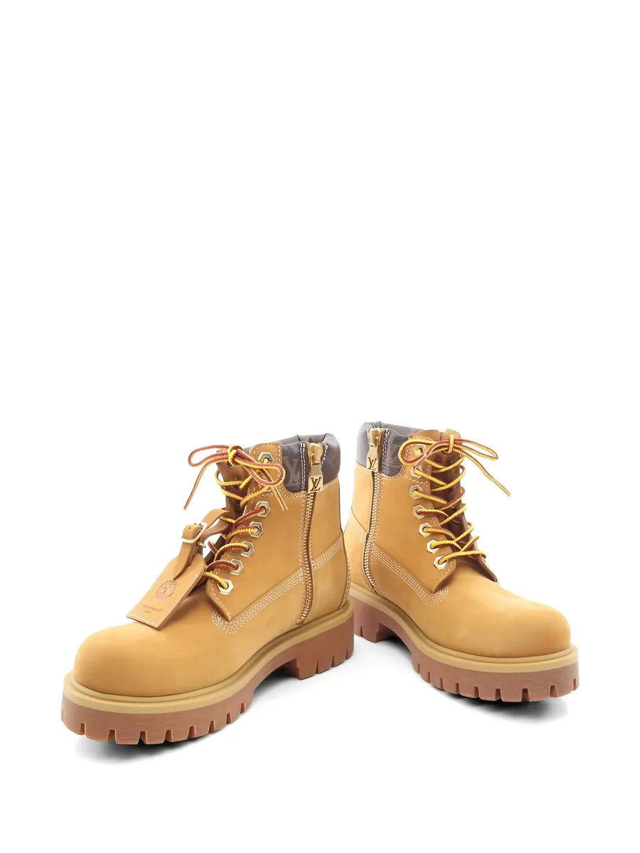кожаные ботинки из коллаборации с Timberland (2024 год) 7