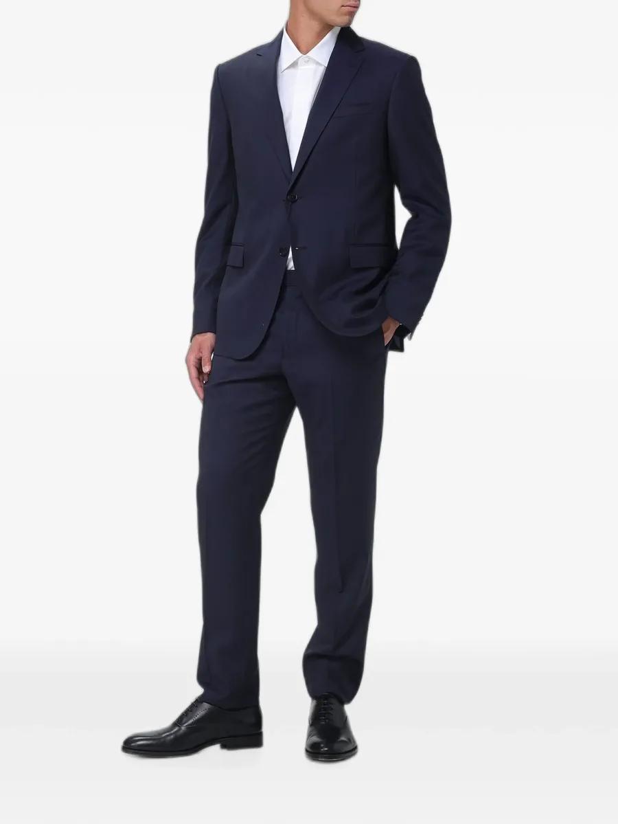 pinstripe single-breasted suit 4