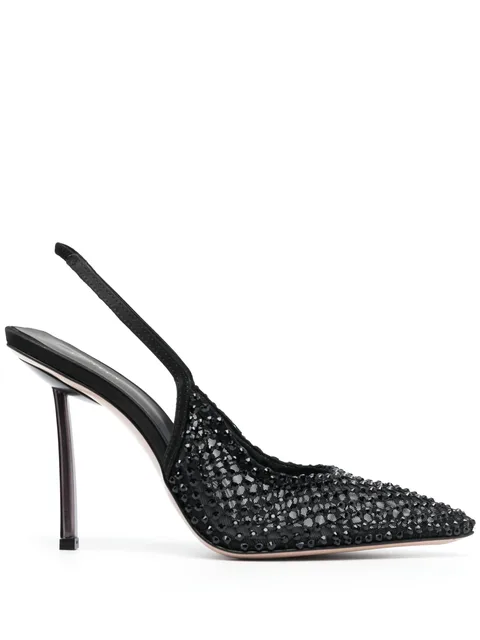 Gilda 100mm slingback pumps
