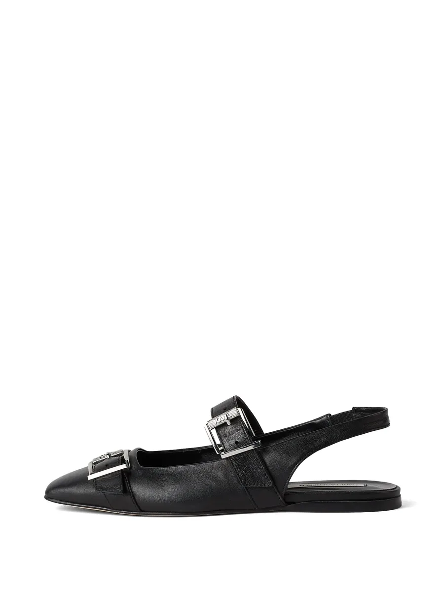 Konnie double-strap leather pumps 10