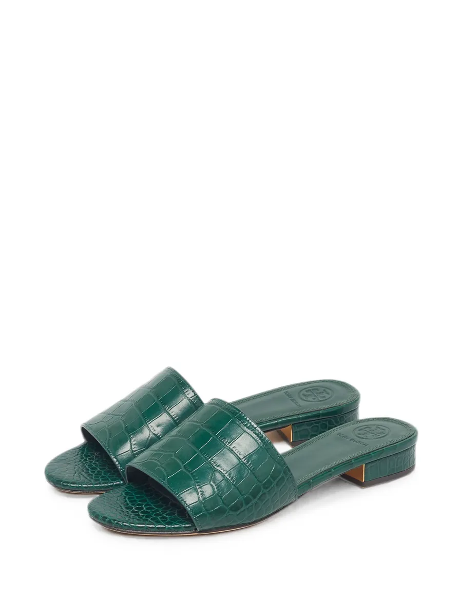 Martine croc-embossed sandals 4