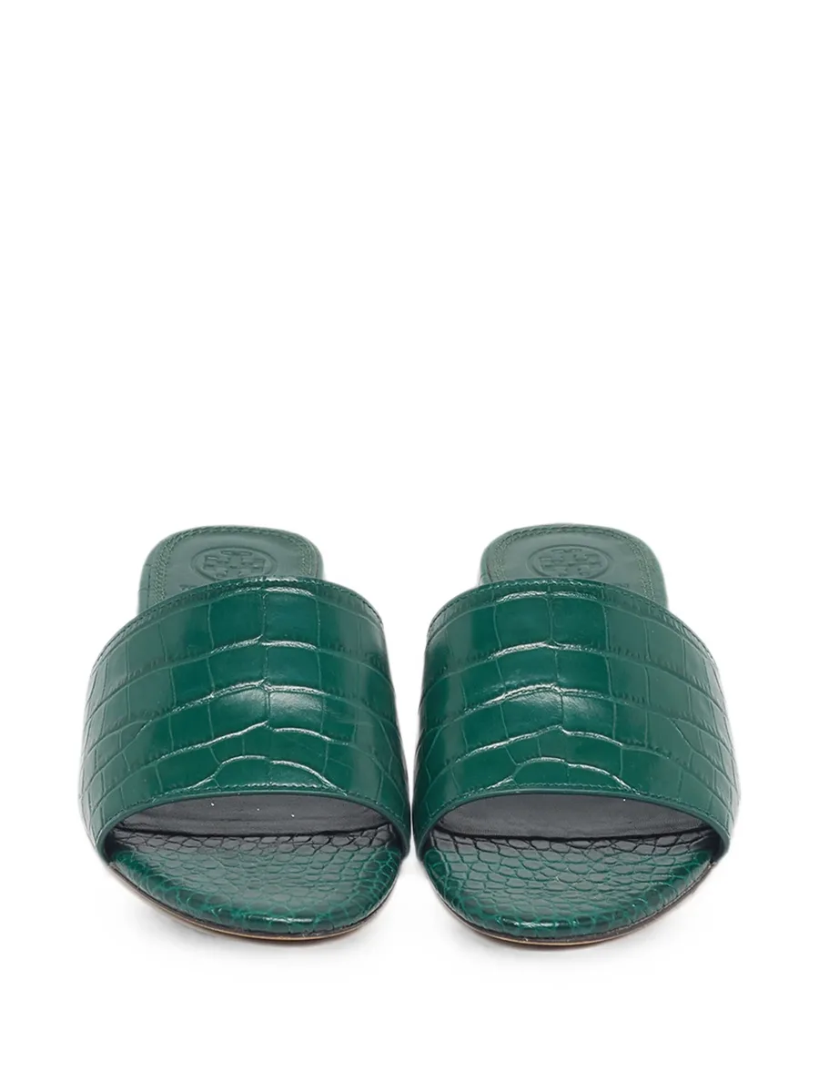 Martine croc-embossed sandals 6