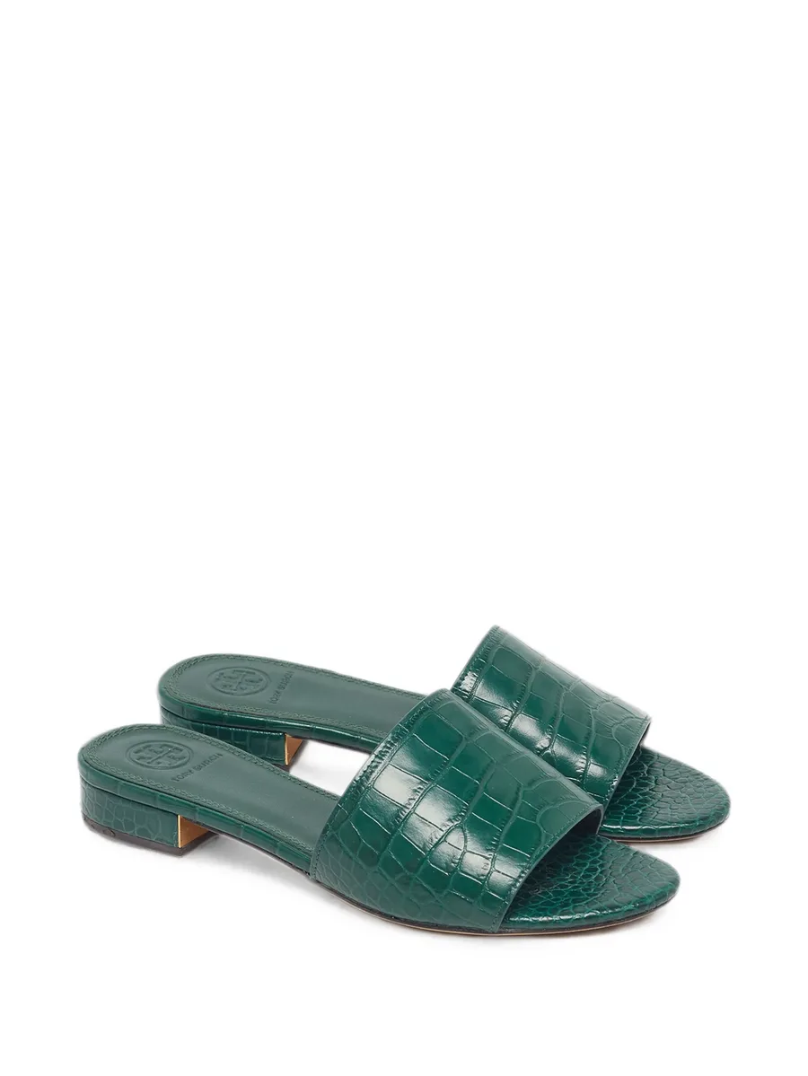 Martine croc-embossed sandals 8