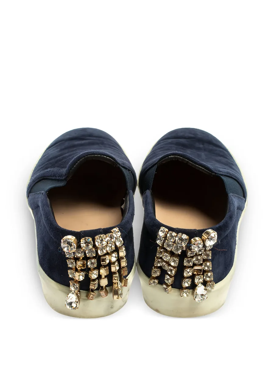 pre-owned Harlow slip-on sneakers 5