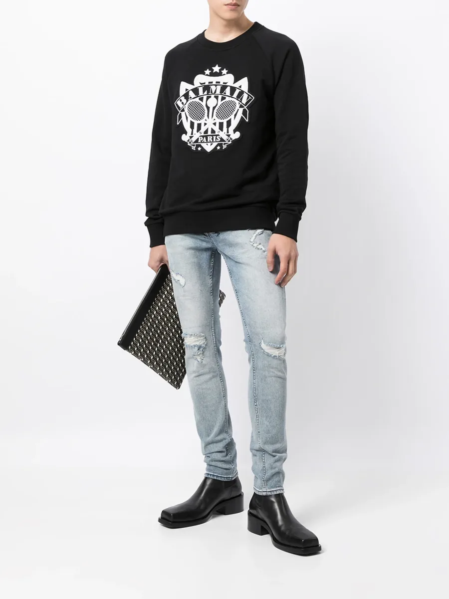 logo-embellished sweatshirt 3