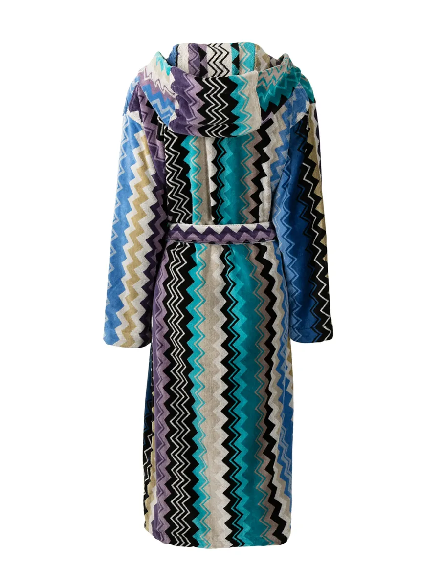 Giacomo belted hooded bathrobe 3
