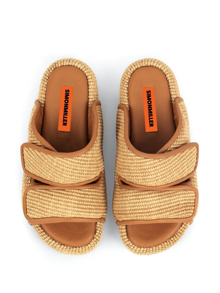 шлепанцы Raffia Cro 4