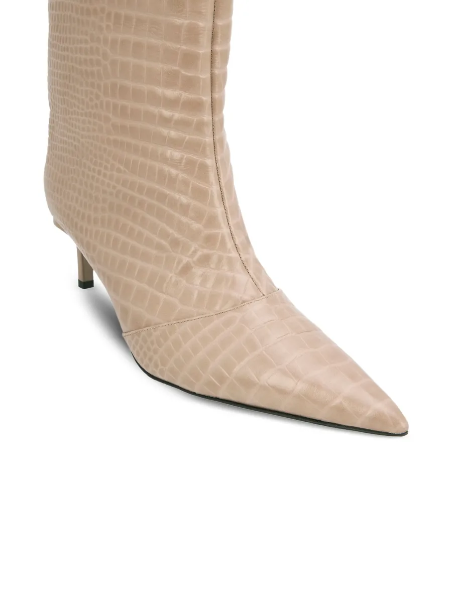 croco-print logo boots 10
