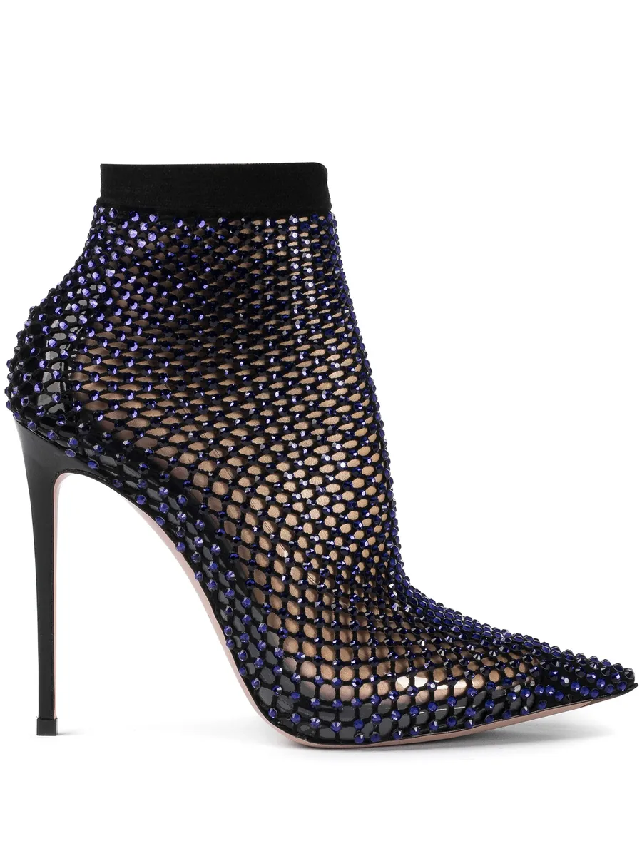Gilda 120mm mesh ankle boots 1