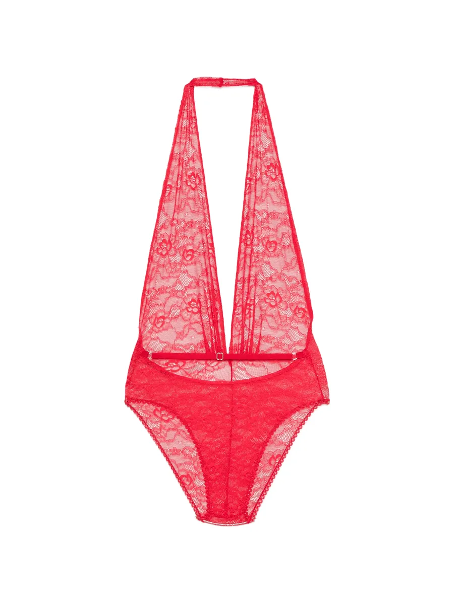 lace halterneck bodysuit 3