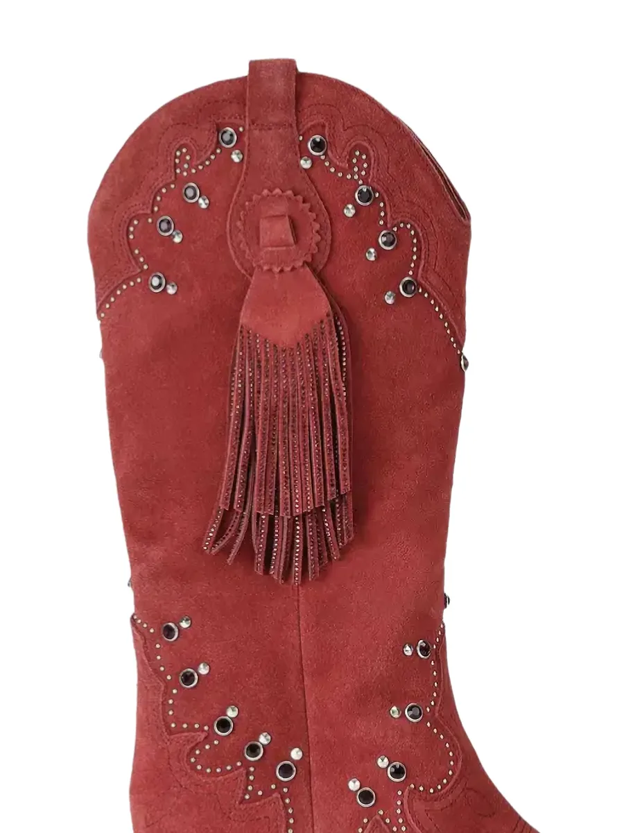 Oxford western tassel boots 2