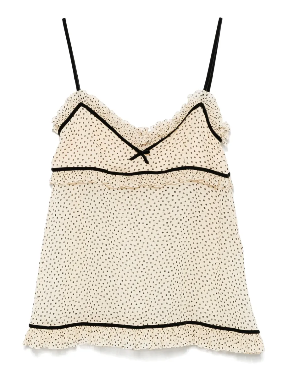 polka dot camisole 1