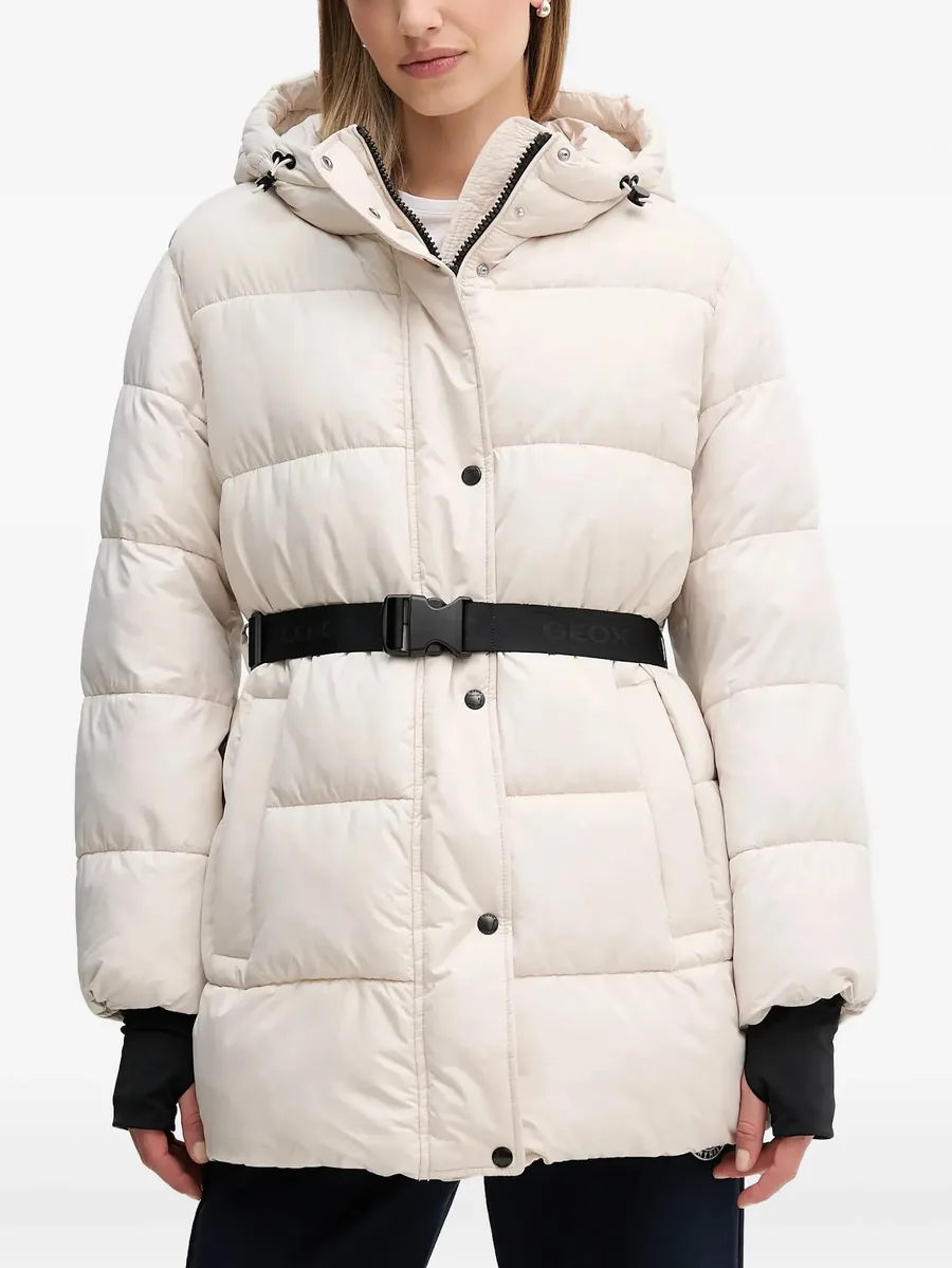 Spherica hooded belted parka 1