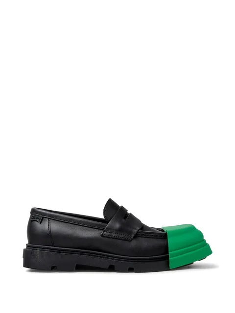 Junction leather loafers