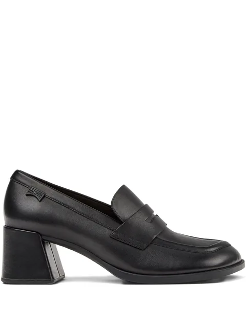 65mm Kora leather loafers