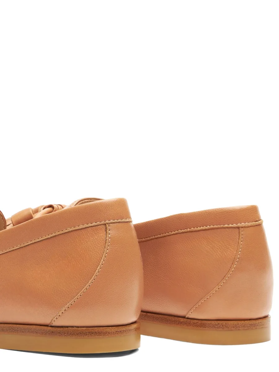 tassel leather loafers 9