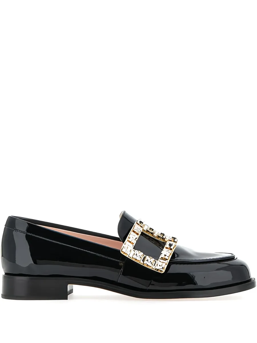 decorative-buckle loafers 2