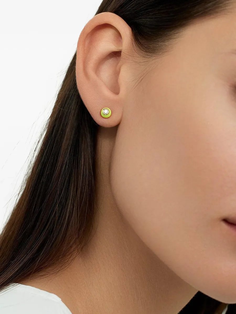 серьги Diamond Stud из желтого золота с бриллиантами 3