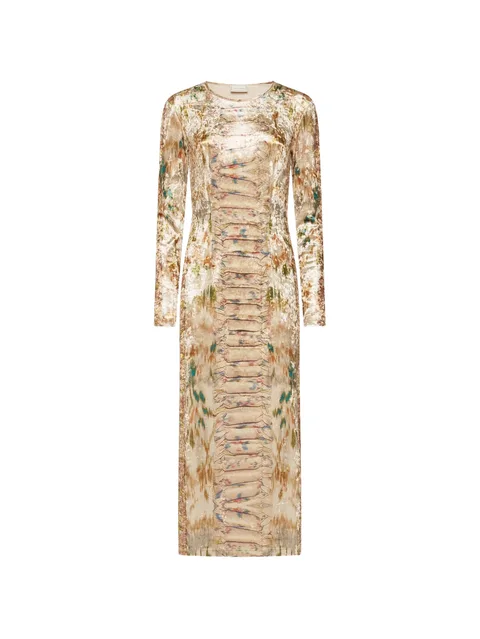Ranat abstract-print maxi dress