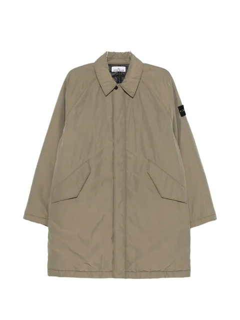 logo-patch raglan-sleeve coat