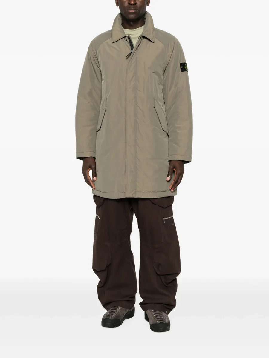 logo-patch raglan-sleeve coat 2