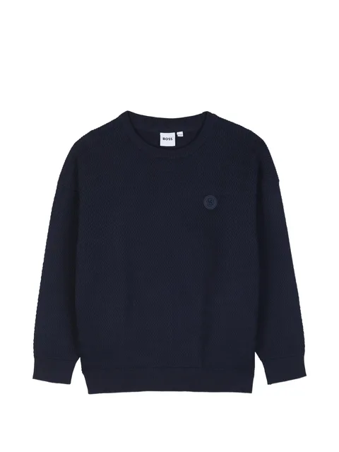 logo-patch sweater