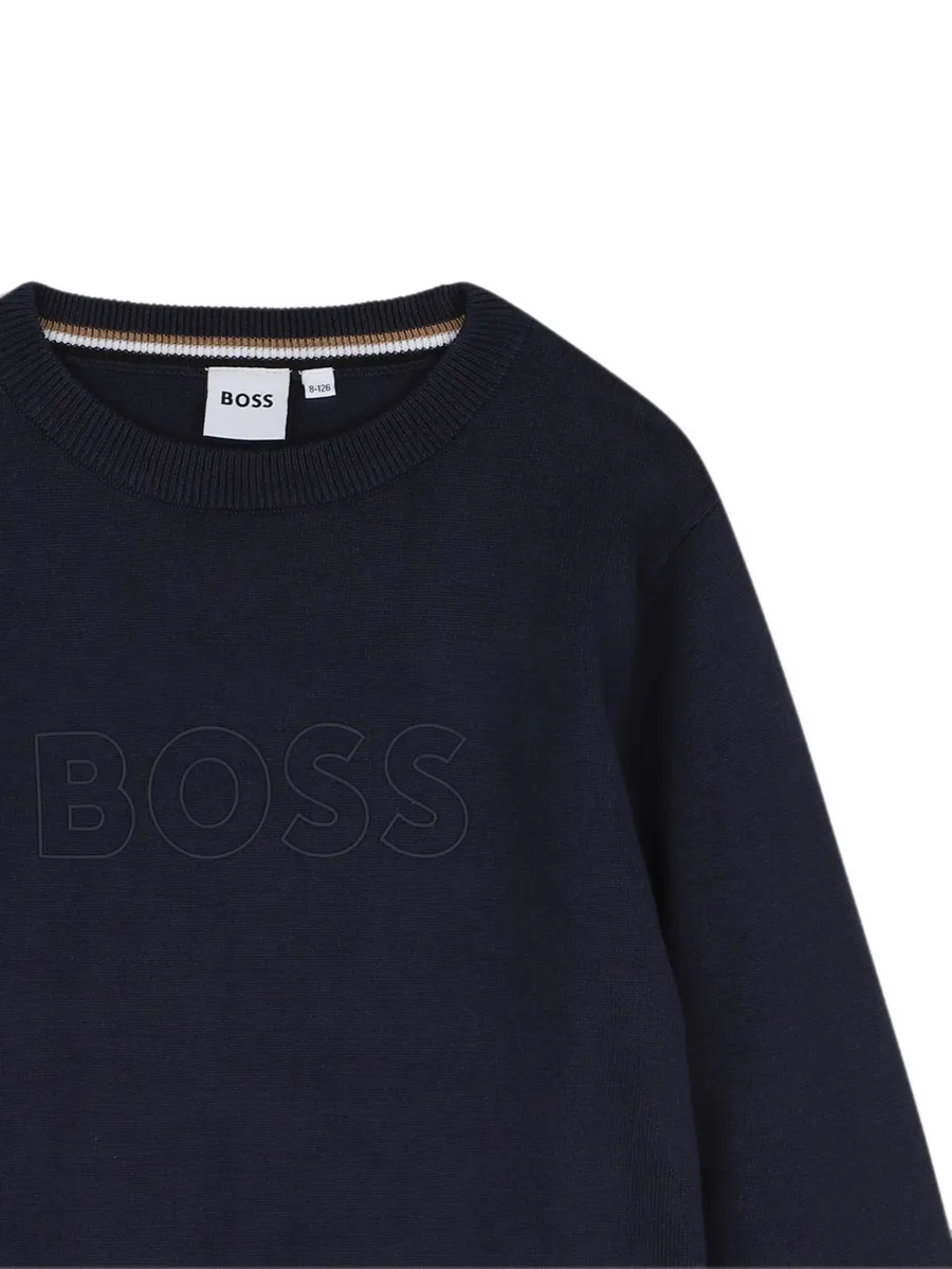 logo-embroidered crew-neck sweater 3