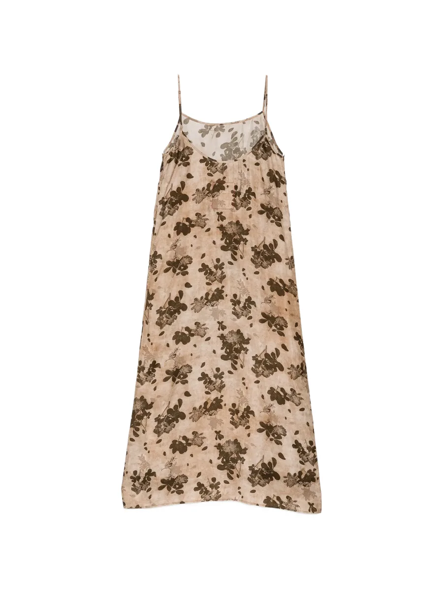 floral-print slip dress 1
