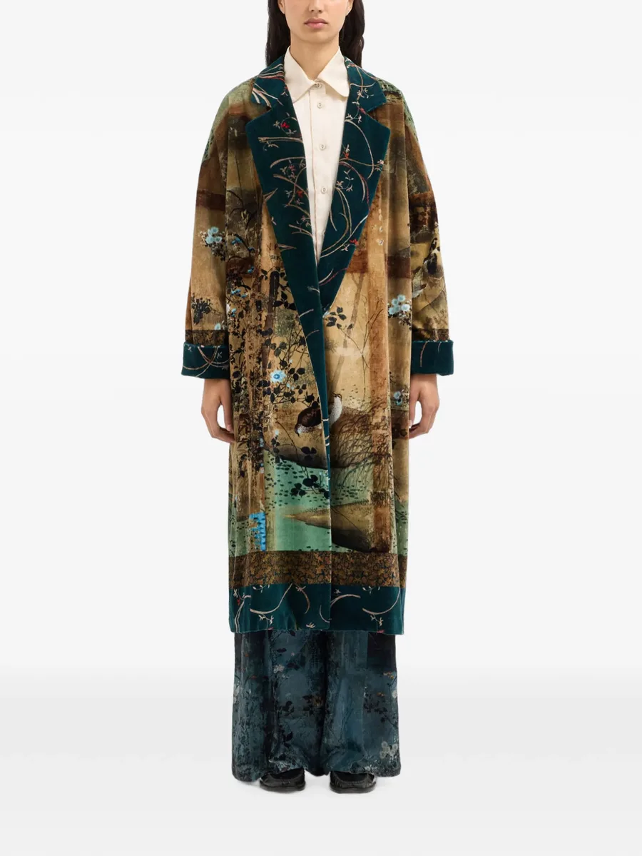 Revdox floral-print coat 3
