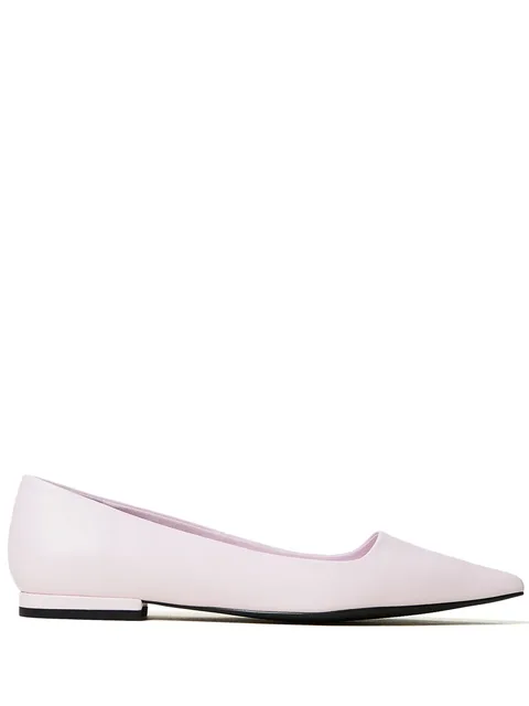 pointed-toe ballet flats
