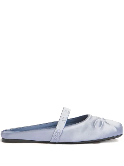 satin ballet flats
