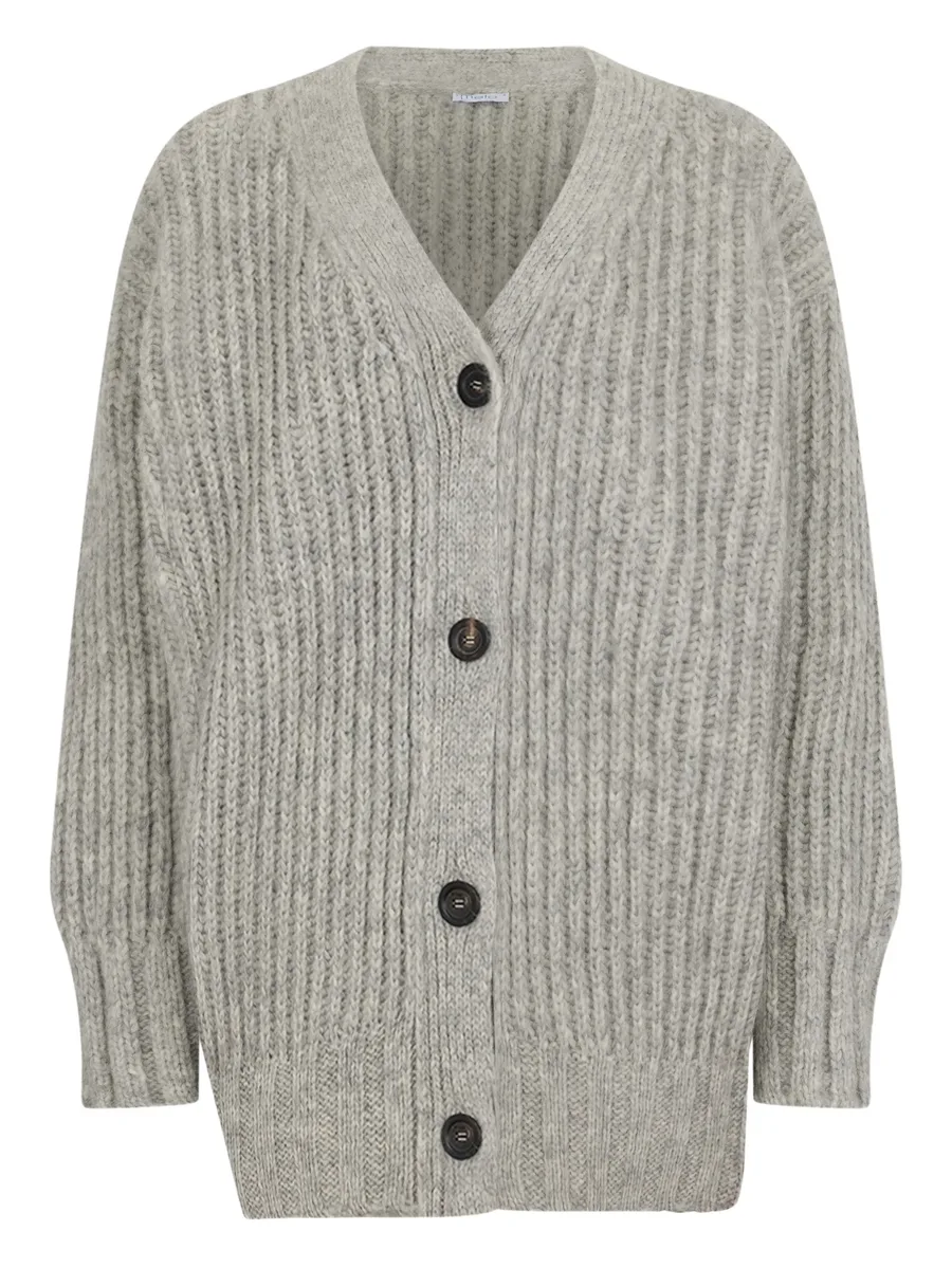 button-up ribbed cardigan 1