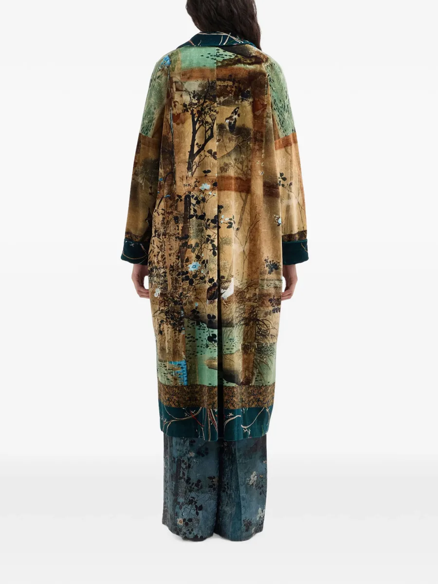Revdox floral-print coat 4
