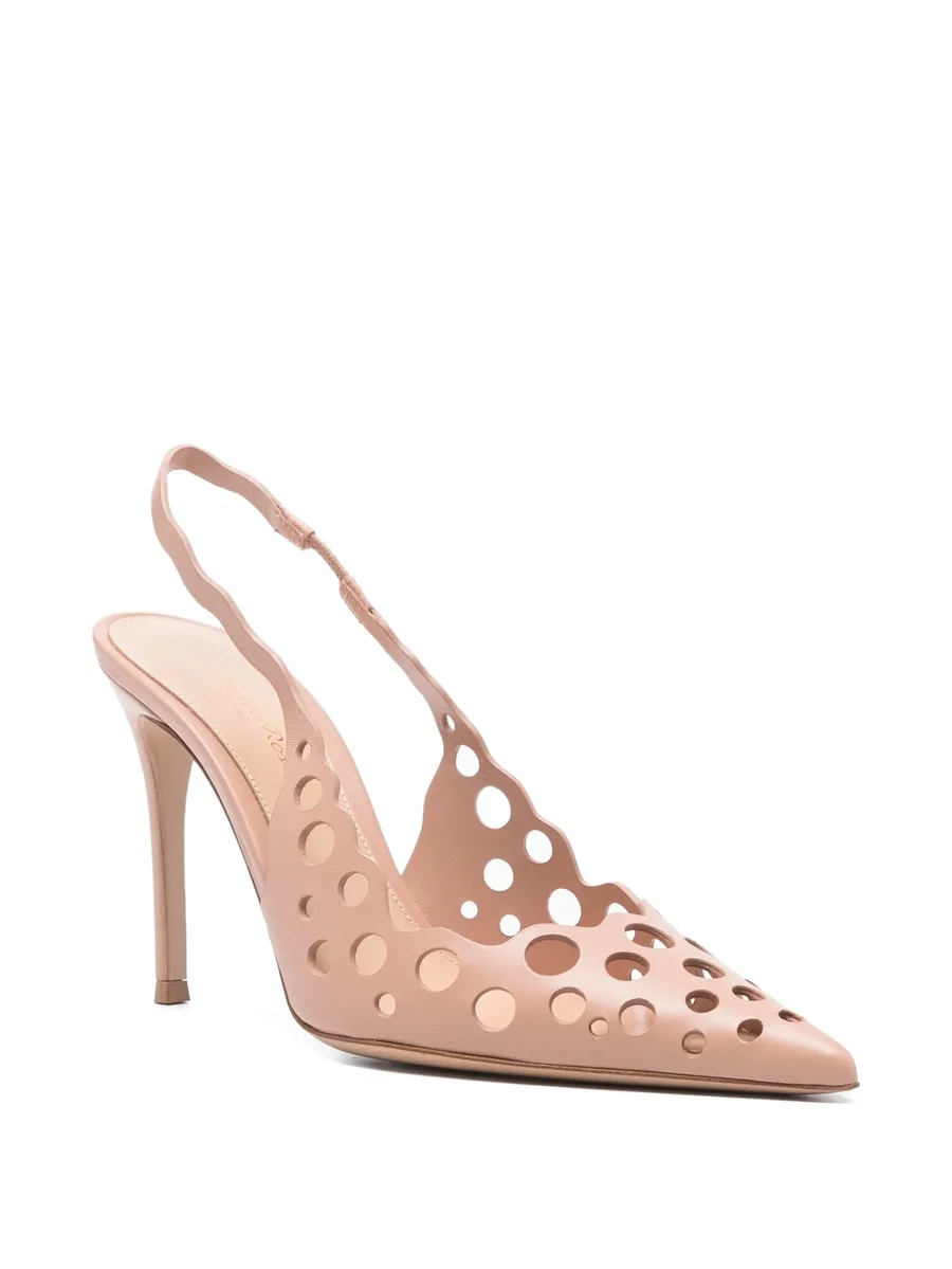 slingback heeled pumps 4