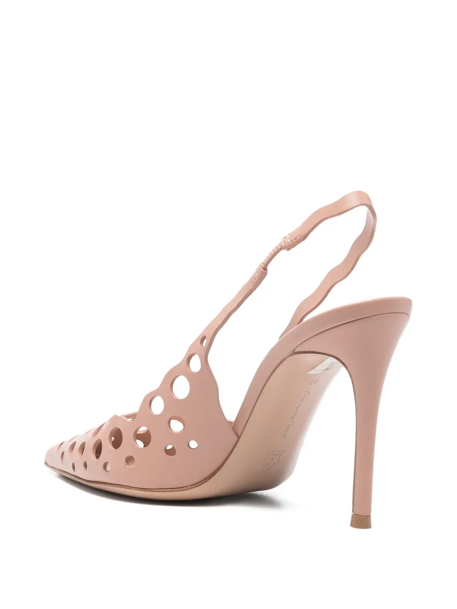 slingback heeled pumps 6