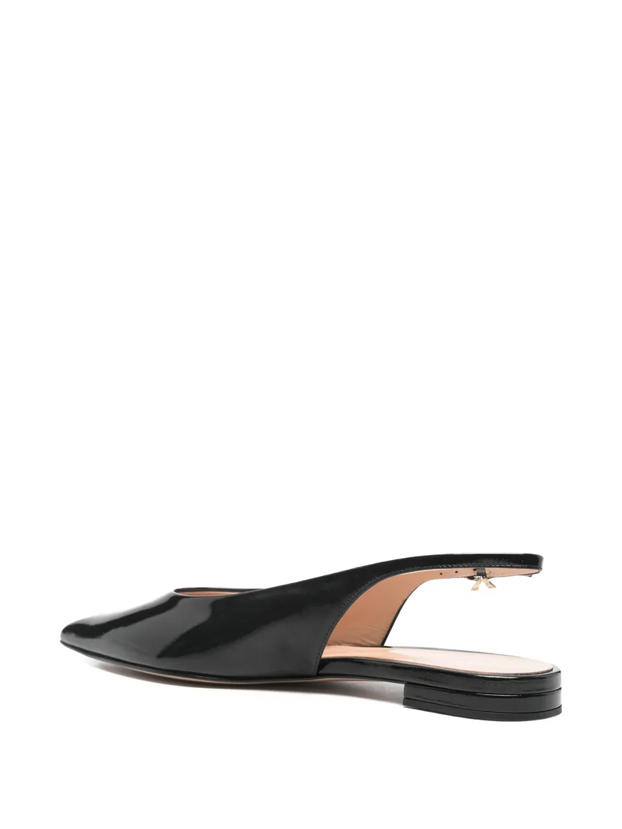 slingback pointed flat pumps 6