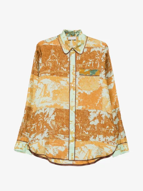 рубашка Aloe с принтом Toile de Jouy