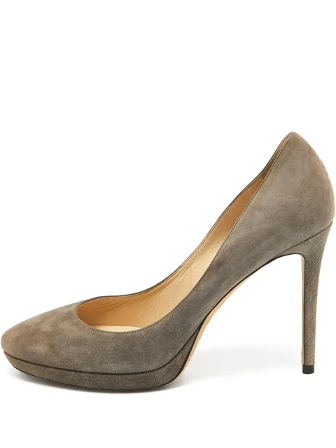 110mm suede pumps