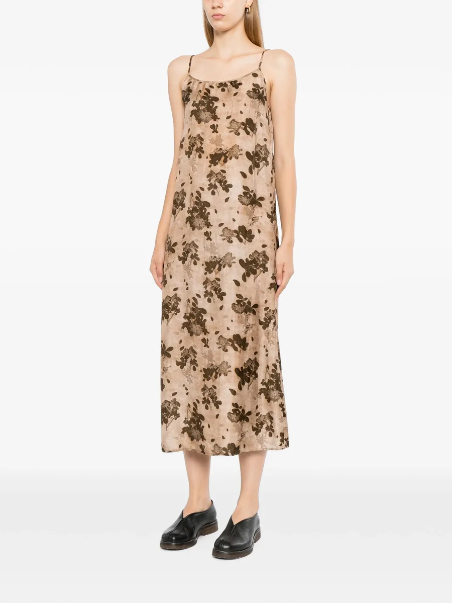 floral-print slip dress 3