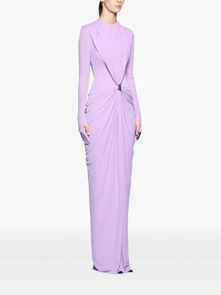 Zayra ruched-detail maxi dress 3