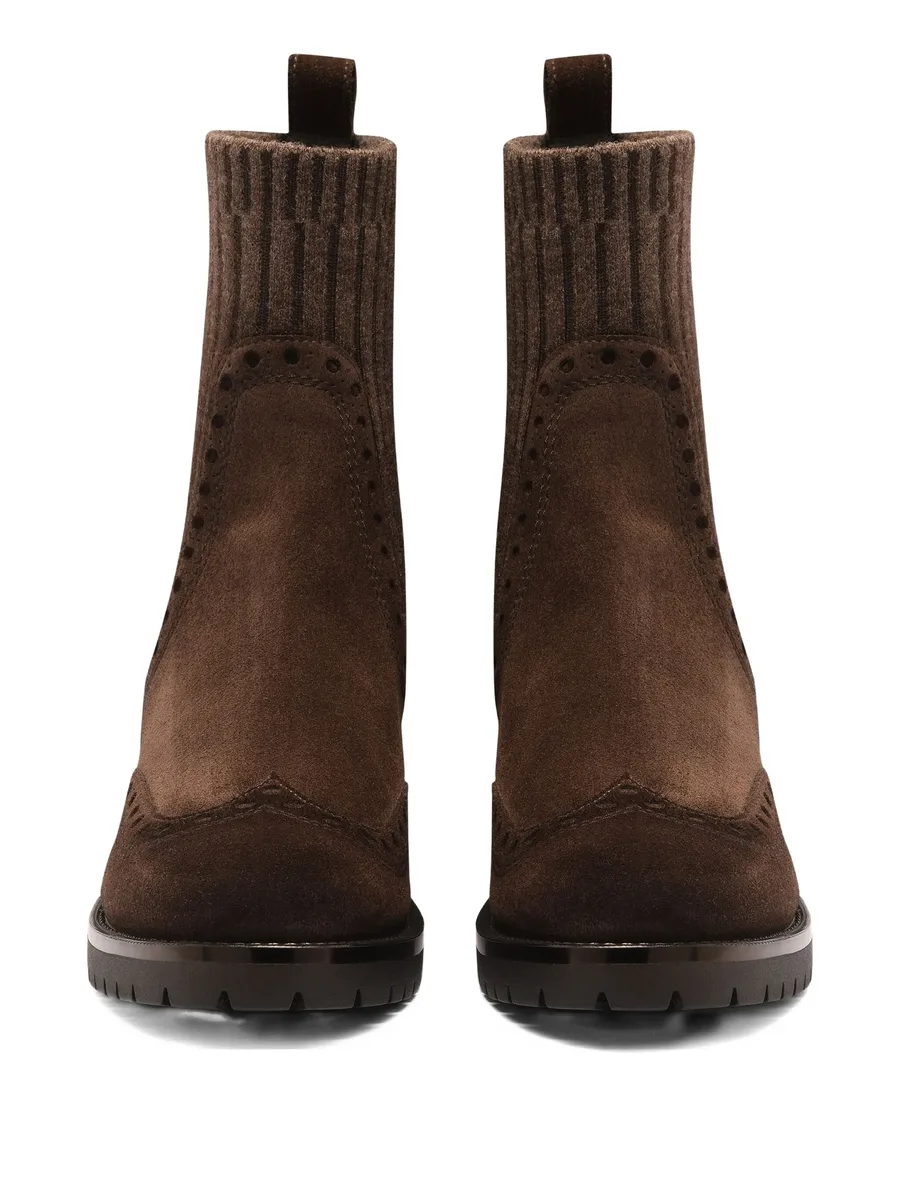 suede wingtip boots 5