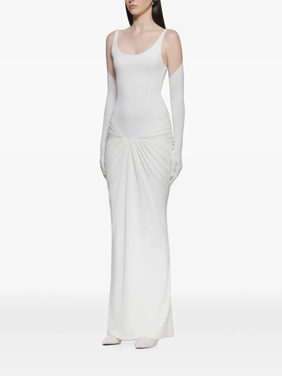 Jesse gathered-draping sleeveless maxi dress 3