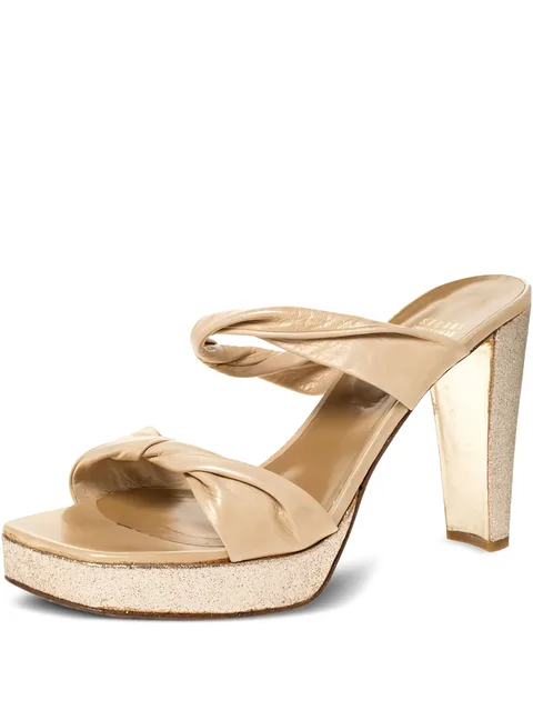 2024 twist detail platform sandals