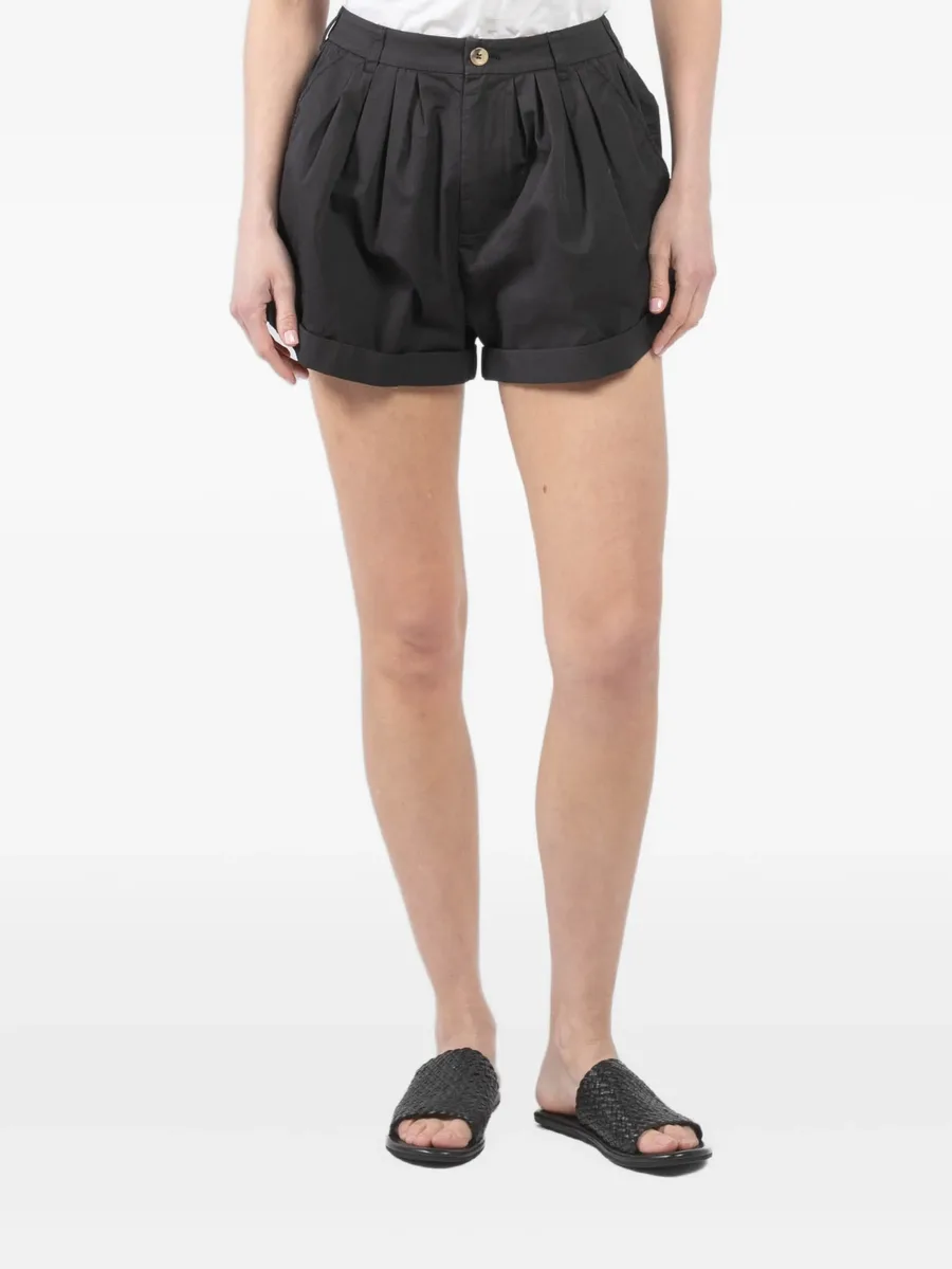 Paige poplin shorts 1