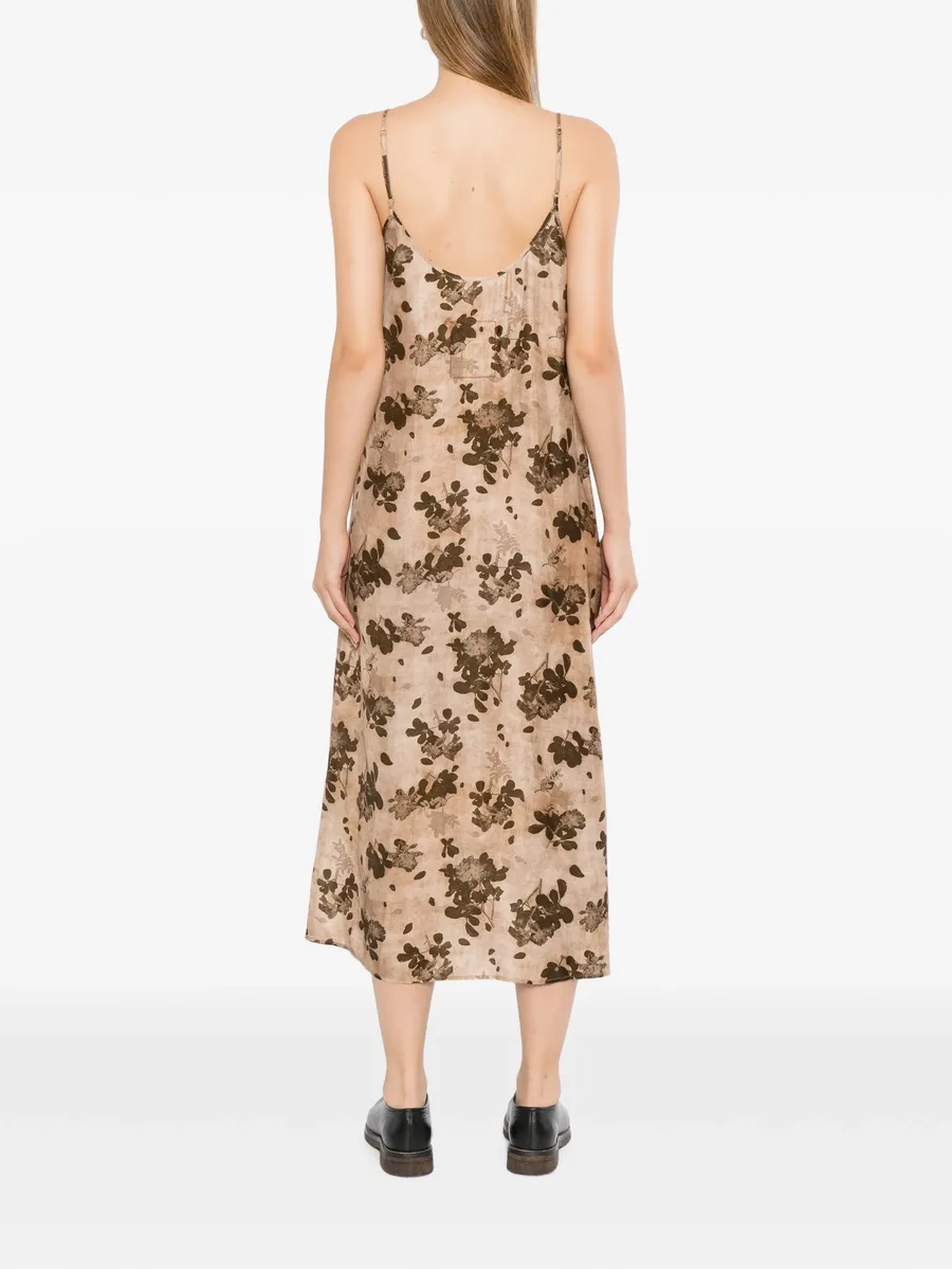 floral-print slip dress 4