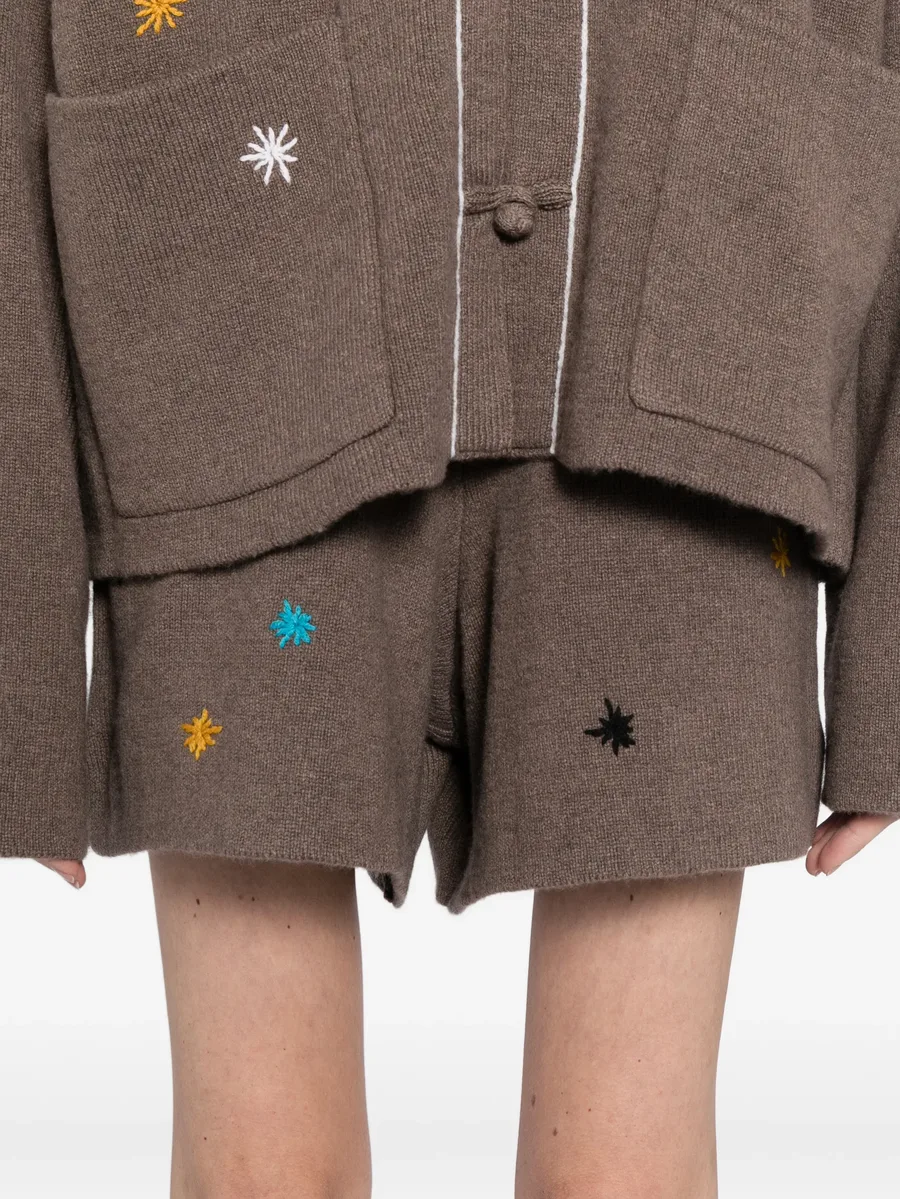 star-embroidered shorts 10